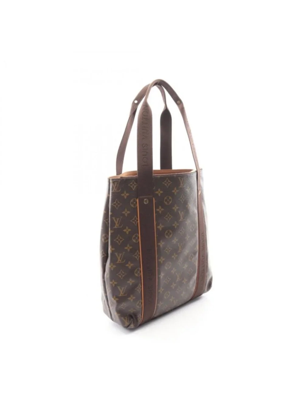 Louis Vuitton Tote Cabas Beau Canvas Leather